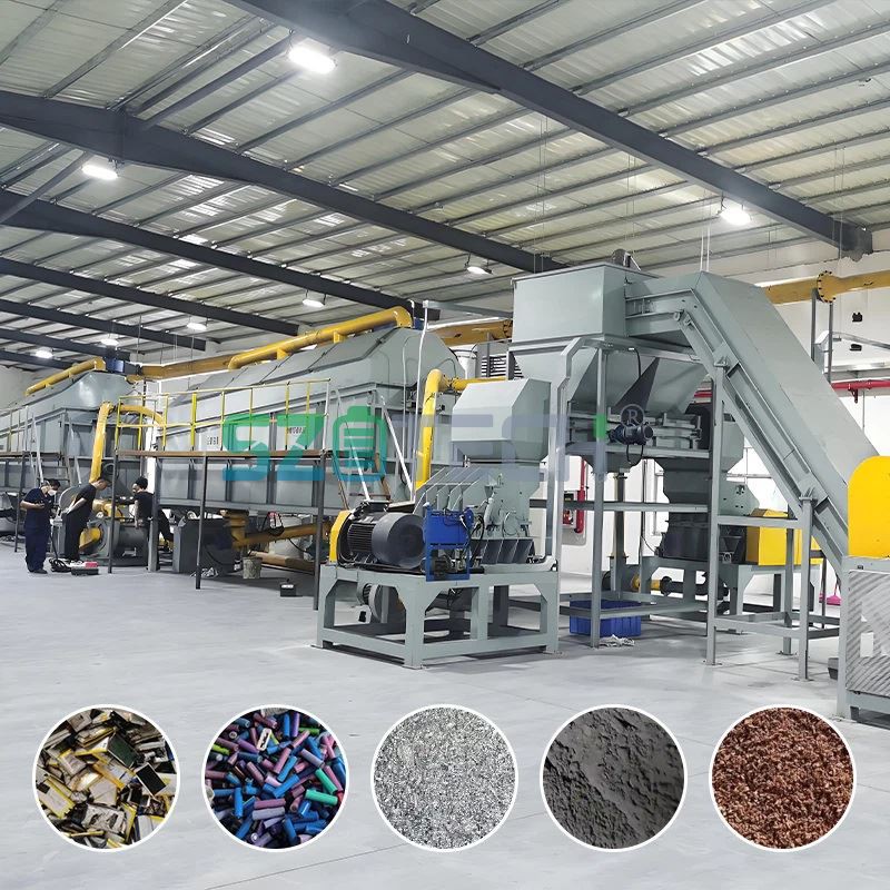 Plene Aŭtomatigita Malŝparo Bateria Recikla Maŝino